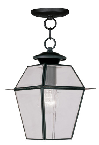 Westover 1 Light Black Outdoor Pendant Lantern (2183-04)