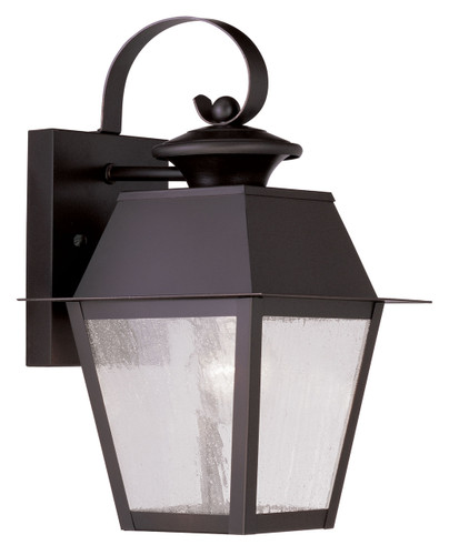 Mansfield 1 Light Bronze Outdoor Wall Lantern (2162-07)