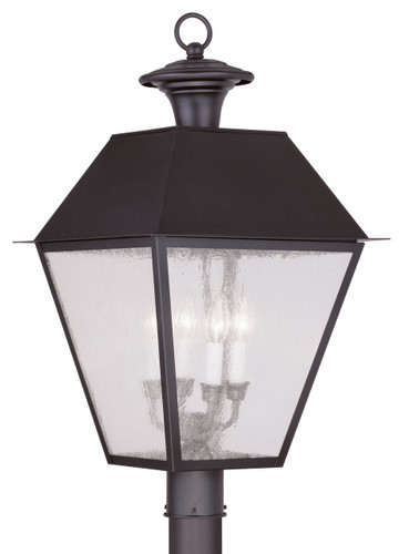Mansfield 4 Light Bronze Outdoor Post Top Lantern (2173-07)