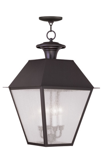 Mansfield 4 Light Bronze Outdoor Pendant Lantern (2174-07)