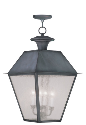 Mansfield 4 Light Charcoal Outdoor Pendant Lantern (2174-61)