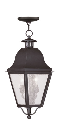 Amwell 2 Light Bronze Outdoor Pendant Lantern (2546-07)