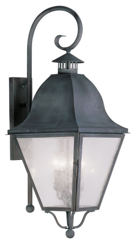 Amwell 4 Light Charcoal Outdoor Wall Lantern (2558-61)