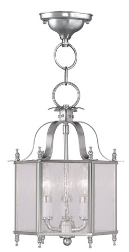 Livingston 3 Light Brushed Nickel Mini Pendant (4397-91)