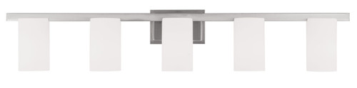 Astoria 5 Light Brushed Nickel Bath Vanity (1335-91)