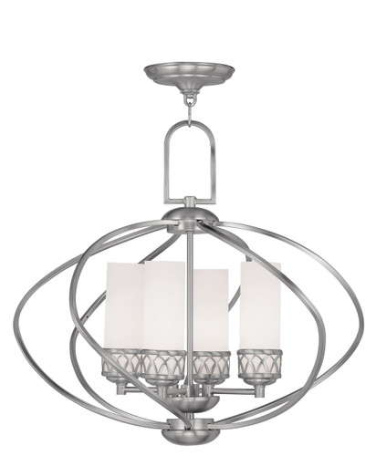 Westfield 4 Light Brushed Nickel Chandelier (4724-91)