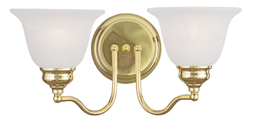 Essex 2 Light Polished Brass Bath Vanity (1352-02)