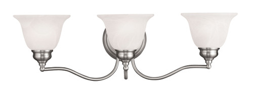 Essex 3 Light Brushed Nickel Bath Vanity (1353-91)