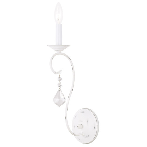 Chesterfield/Pennington 1 Light Antique White Wall Sconce (6421-60)