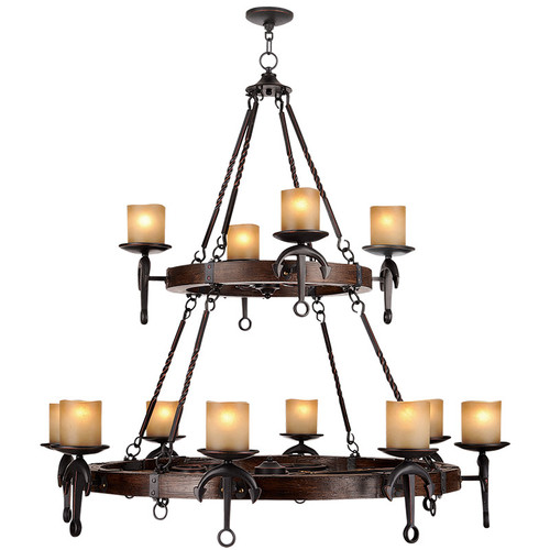 Cape May 12 Light Chandelier In Olde Bronze (4869-67)