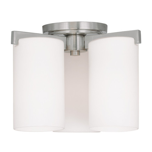 Astoria 3 Light Brushed Nickel Ceiling Mount (1324-91)