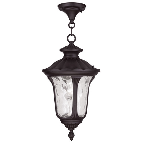 Oxford 1 Light Bronze Outdoor Pendant Lantern (7854-07)