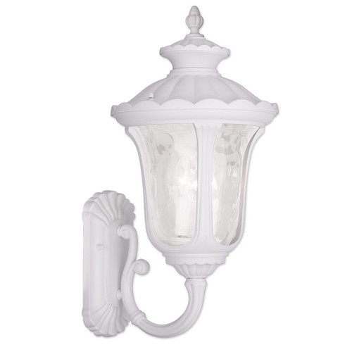 Oxford 3 Light White Outdoor Wall Lantern (7862-03)