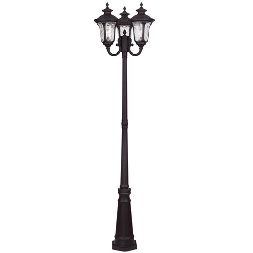 Oxford 3 Light Bronze Outdoor 3 Head Post (7866-07)