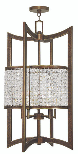Grammercy 5 Light Hand Painted Palacial Bronze Lantern (50569-64)