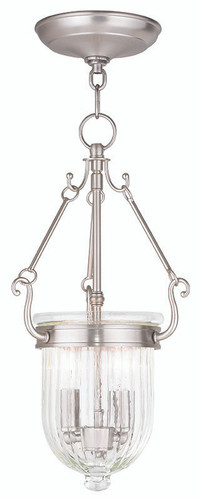 Coventry 2 Light Brushed Nickel Pendant (50513-91)