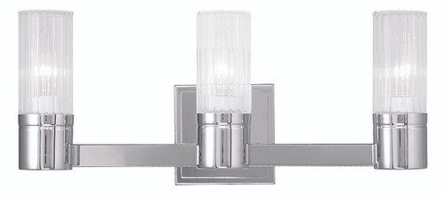 Midtown 3 Light Polished Chrome Bath Vanity (50683-05)