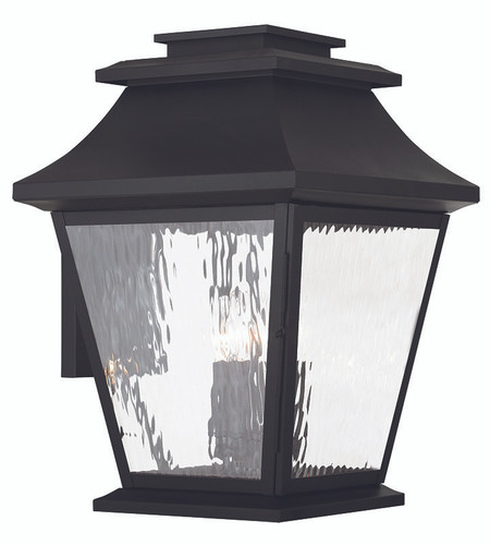 Hathaway 4 Light Black Outdoor Wall Lantern (20240-04)