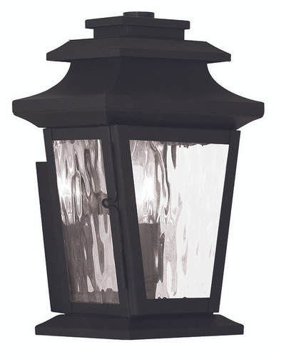 Hathaway 1 Light Black Outdoor Wall Lantern (20255-04)