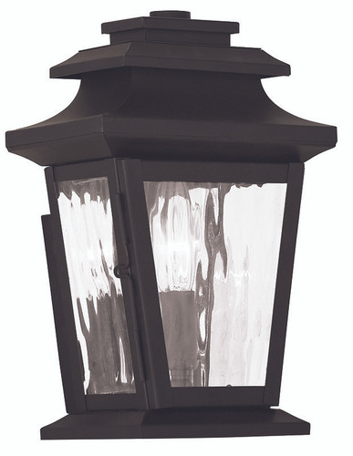 Hathaway 1 Light Bronze Outdoor Wall Lantern (20255-07)