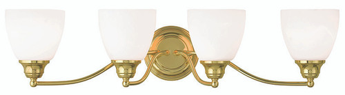 Somerville 4 Light Polished Brass Bath Vanity (13674-02)