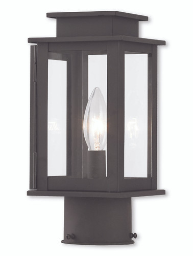 Princeton 1 Light Bronze Outdoor Post Top Lantern (20201-07)