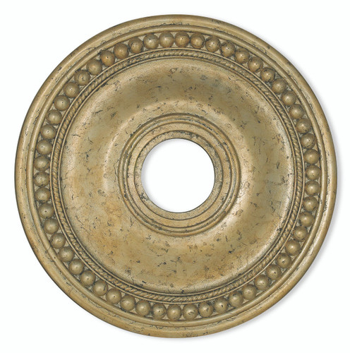 Wingate Hand Applied Winter Gold Ceiling Medallion (82074-28)