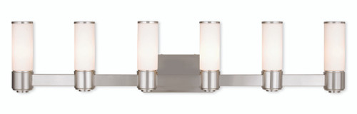 Weston 6 Light Brushed Nickel Ada Wall Sconce/ Bath Vanity (52126-91)