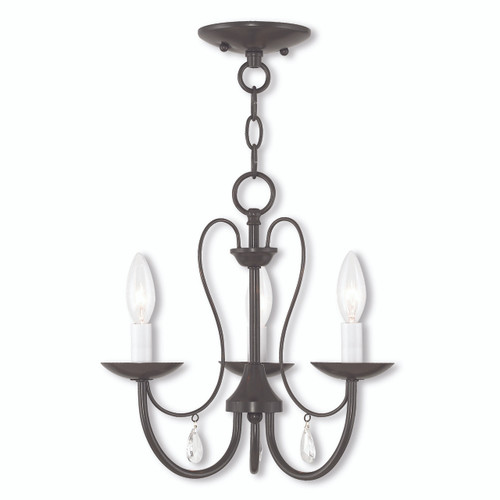 Mirabella 3 Light English Bronze Chandelier (40863-92)