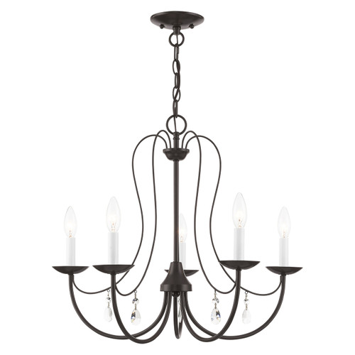 Mirabella 5 Light English Bronze Chandelier (40865-92)