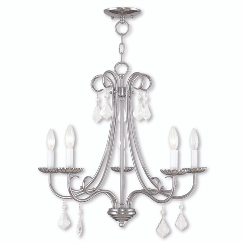 Daphne 5 Light Polished Chrome Chandelier (40875-05)