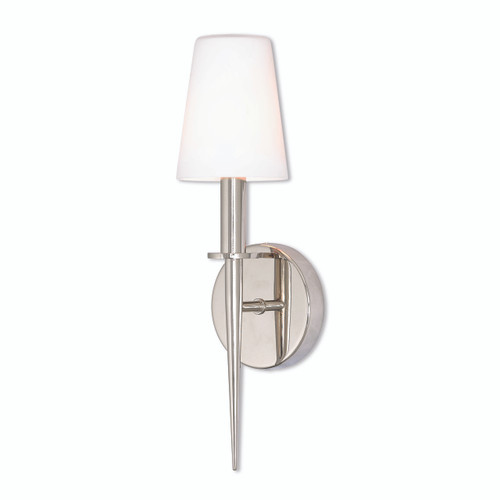 Witten 1 Light Polished Nickel Ada Wall Sconce (41692-35)