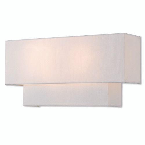 Claremont 2 Light Brushed Nickel Ada Wall Sconce (51047-91)