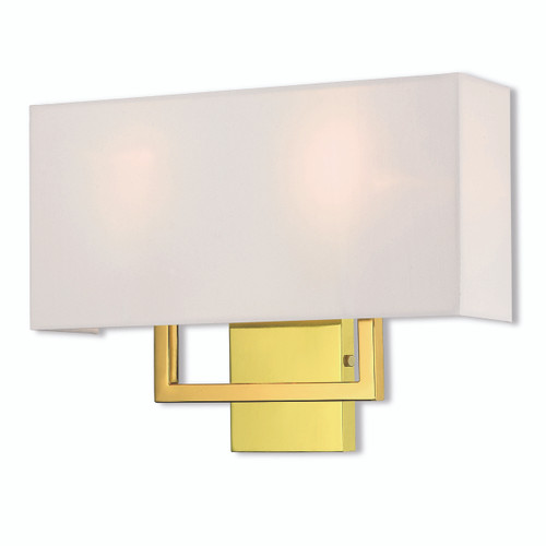 Pierson 2 Light Polished Brass Ada Wall Sconce (50991-02)