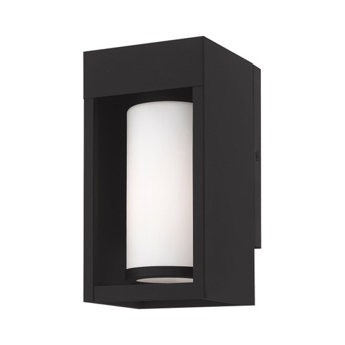 Bleecker 1 Light Black Outdoor Wall Lantern (20981-04)