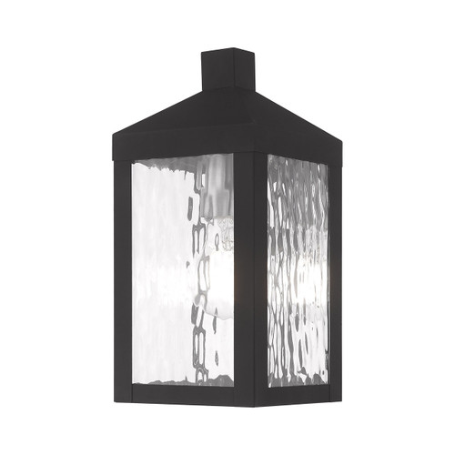 Nyack 1 Light Black Outdoor Wall Lantern (20531-04)