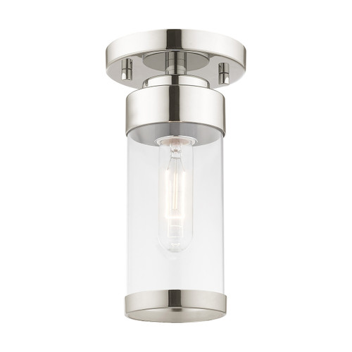 Hillcrest 1 Light Polished Chrome Ceiling Mount (40480-05)