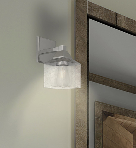 Aragon 1 Light Polished Chrome Wall Sconce (10381-05)