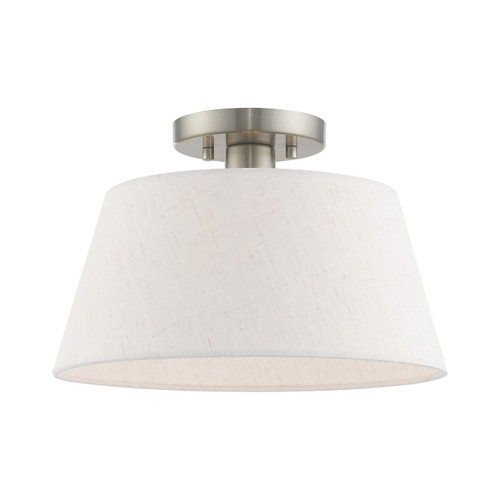 Belclaire 1 Light Brushed Nickel Ceiling Mount (50802-91)