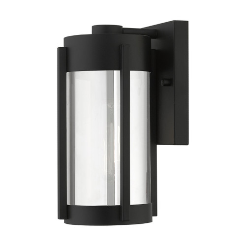 Sheridan 1 Light Black Outdoor Wall Lantern (22380-04)