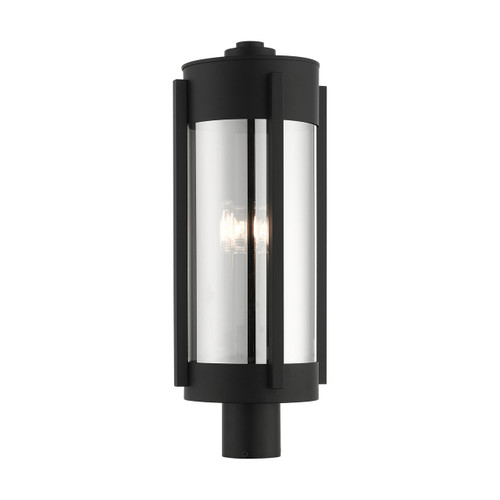 Sheridan 3 Light Black Outdoor Post Top Lantern (22387-04)