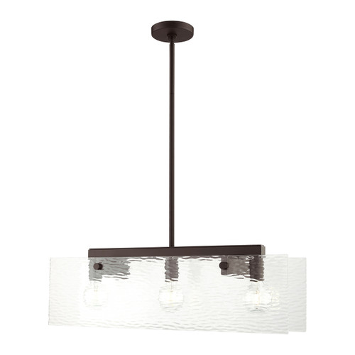 Ashcroft 3 Light Bronze Chandelier (45623-07)