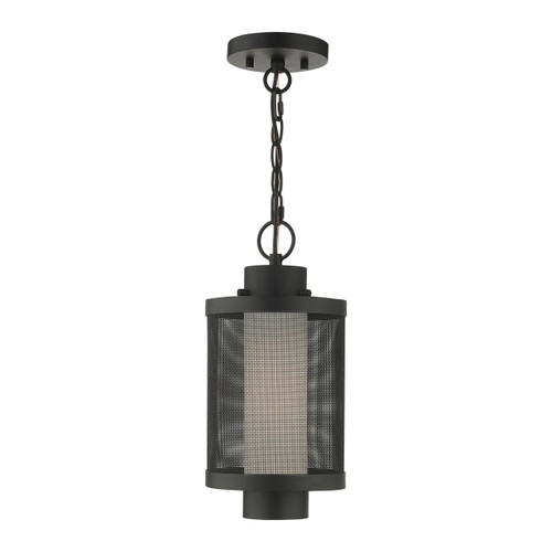 Nottingham 1 Light Textured Black Outdoor Pendant Lantern (20685-14)