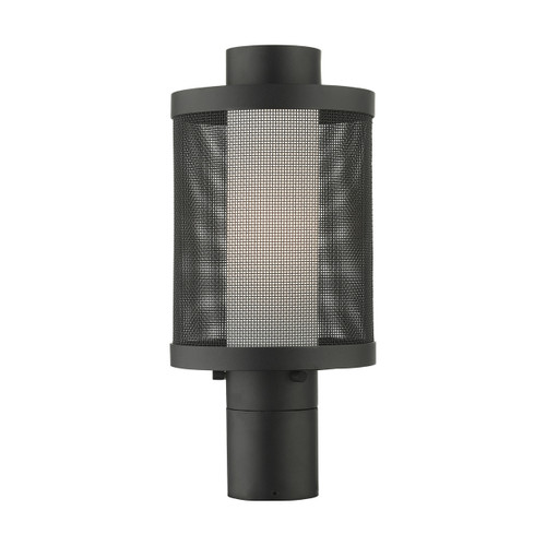 Nottingham 1 Light Textured Black Outdoor Post Top Lantern (20684-14)