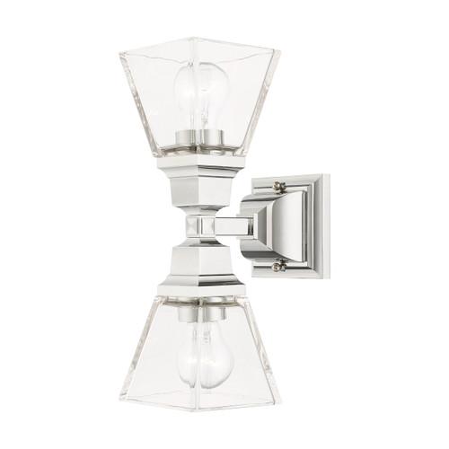 Mission 2 Light Polished Chrome Sconce (17178-05)