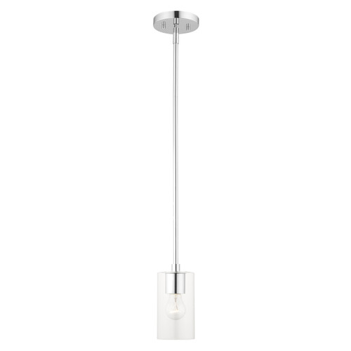 Zurich 1 Light Polished Chrome Pendant (45477-05)