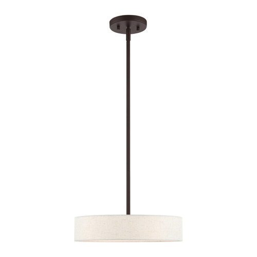 Venlo 4 Light Bronze With Antique Brass Accents Pendant (46033-07)