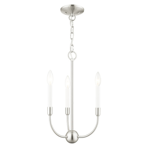 Clairmont 3 Light Brushed Nickel Chandelier (46063-91)