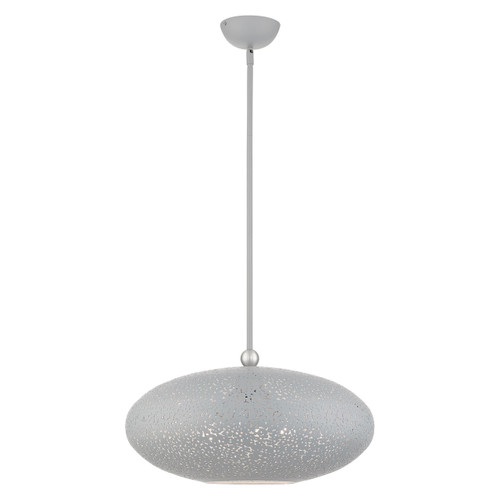 Charlton 3 Light Nordic Gray With Brushed Nickel Accents Pendant (49185-80)