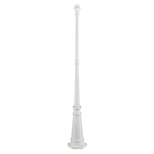 Outdoor Accessories Textured White Outdoor Lamp Post (7709-13)